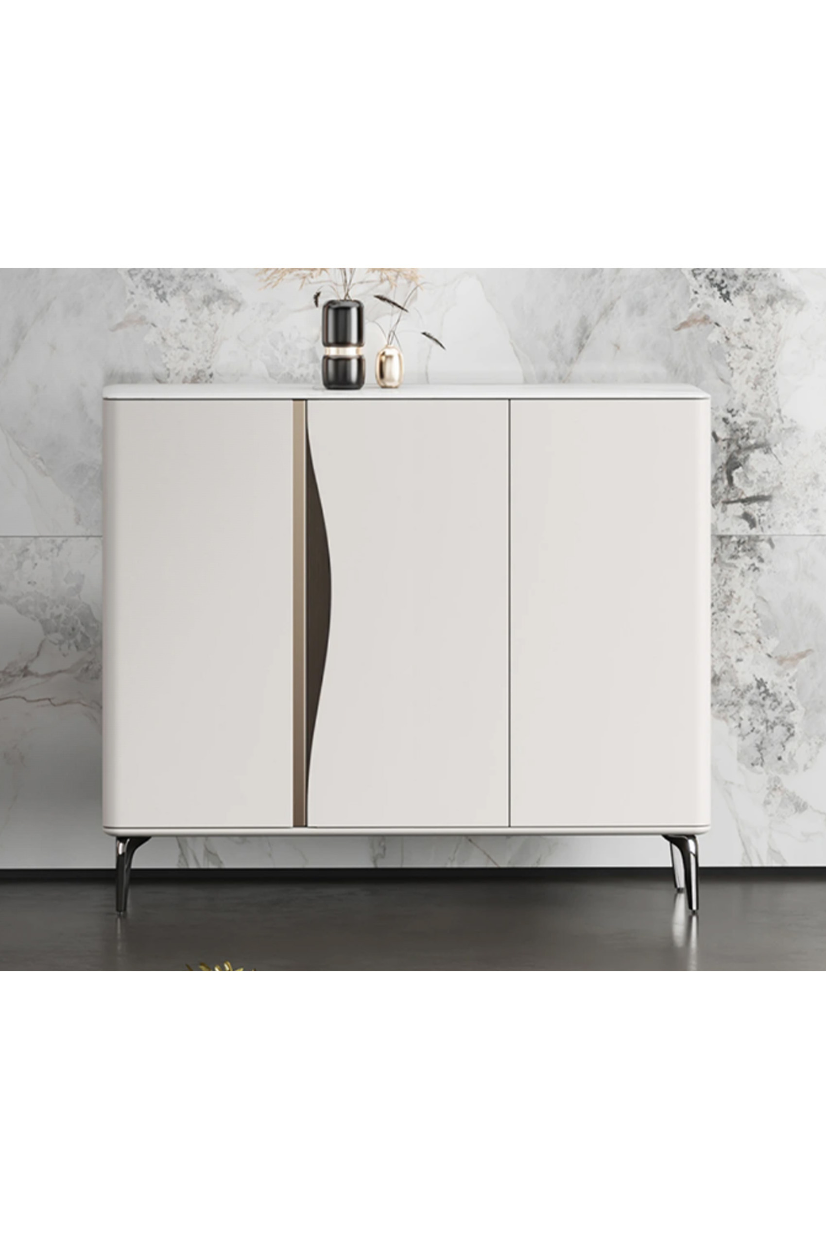 Brunella 3 Door Shoe Cabinet