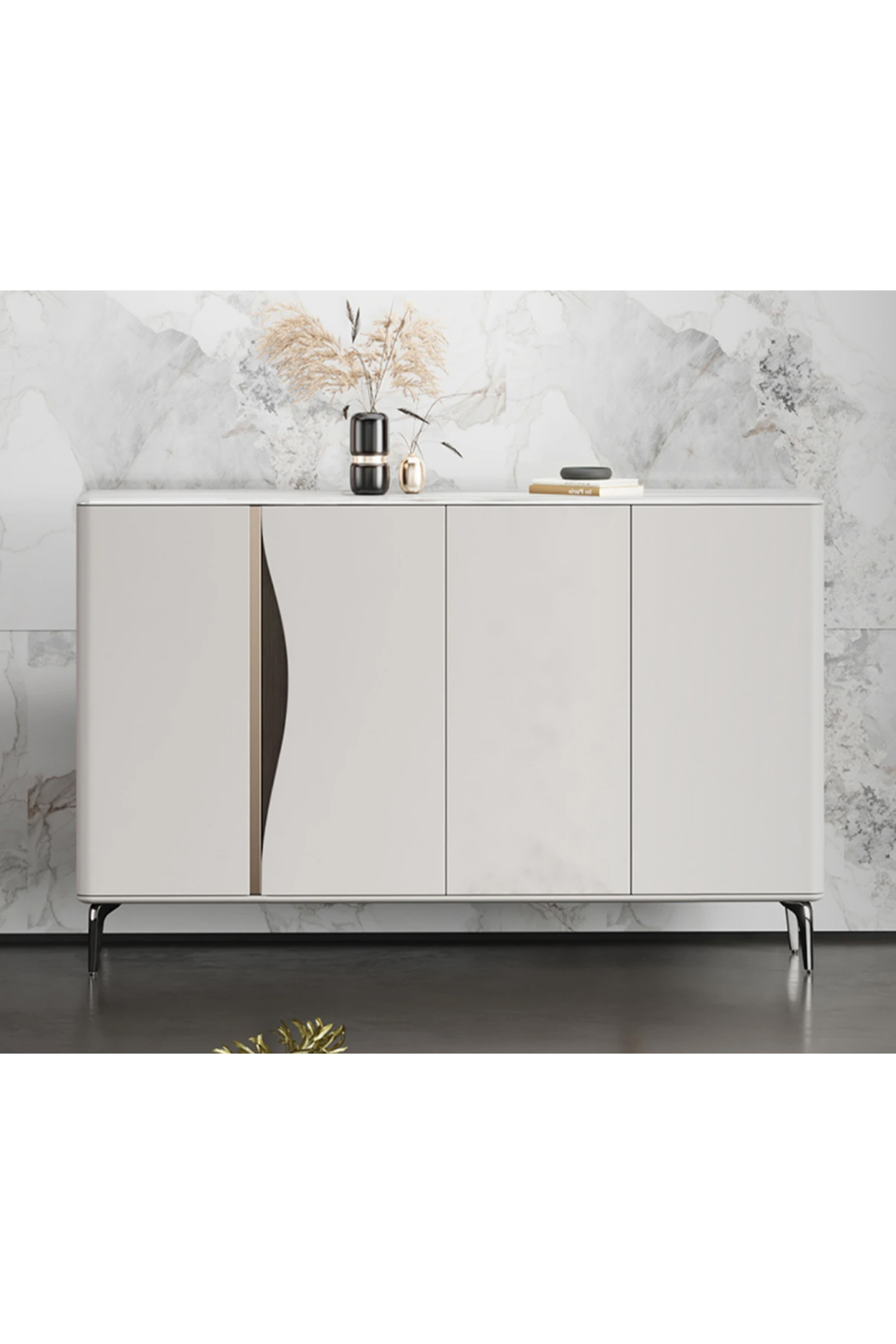 Brunella 4 Door Shoe Cabinet