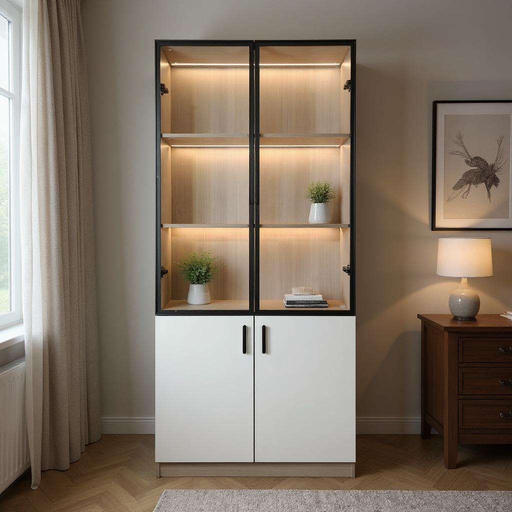 Nora 2 Door Book Cabinet