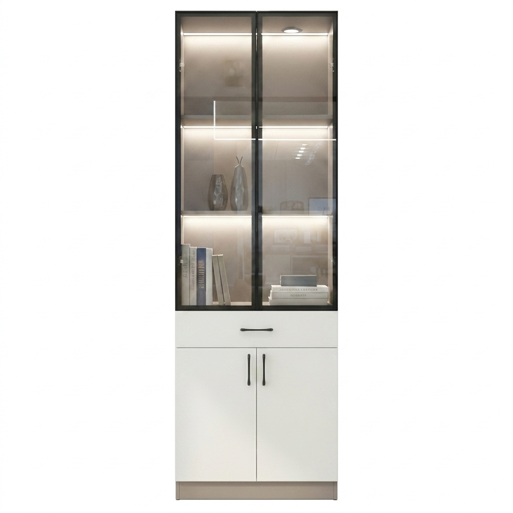 Nora 2 Door Display Cabinet Multi-Purpose Storage