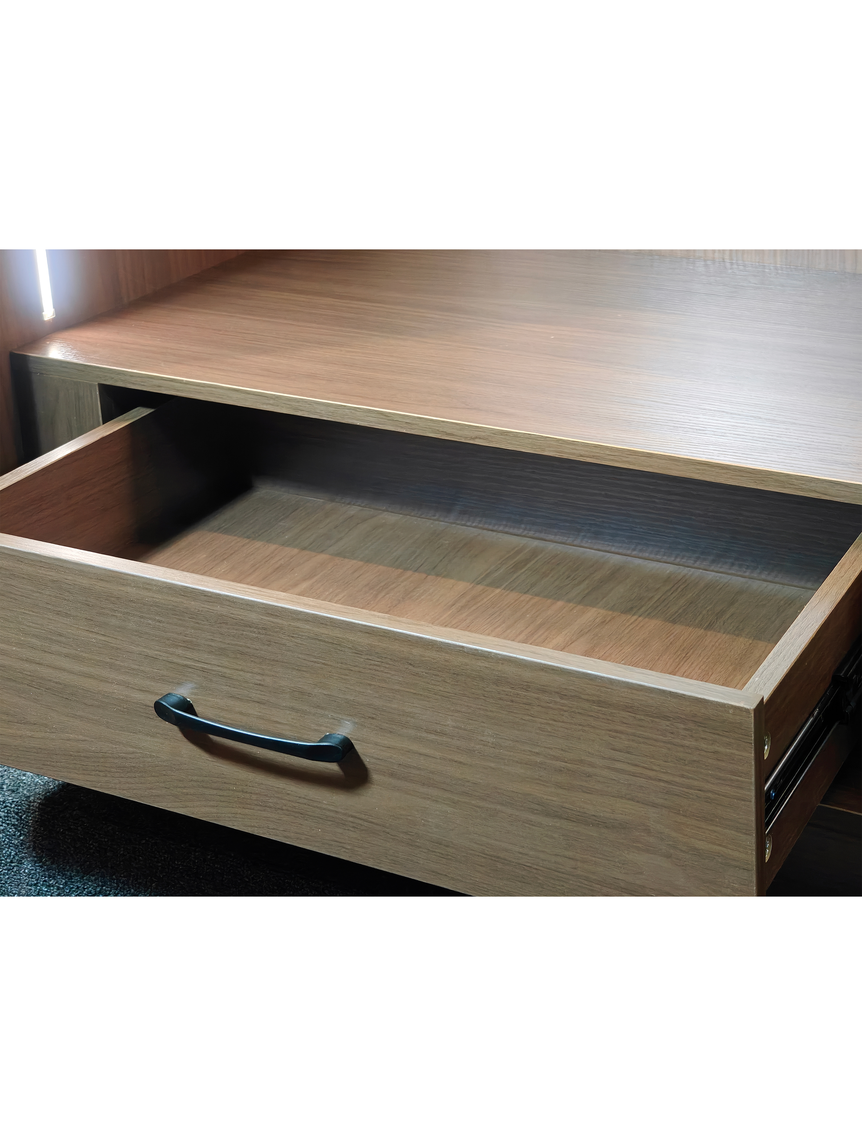 Nora 2 Glass Door Wardrobe with LED Light