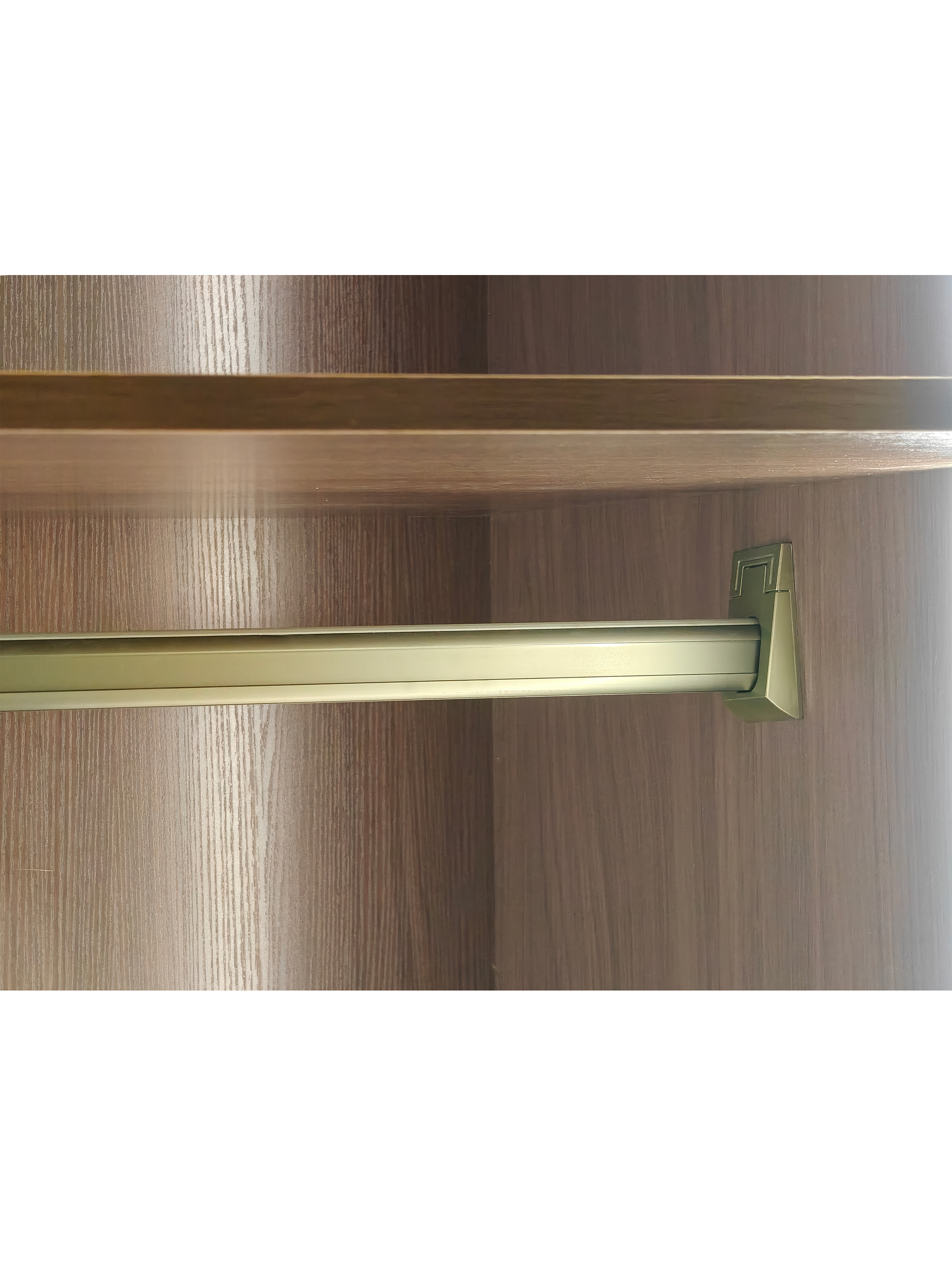 Nora 2 Glass Door Wardrobe with LED Light