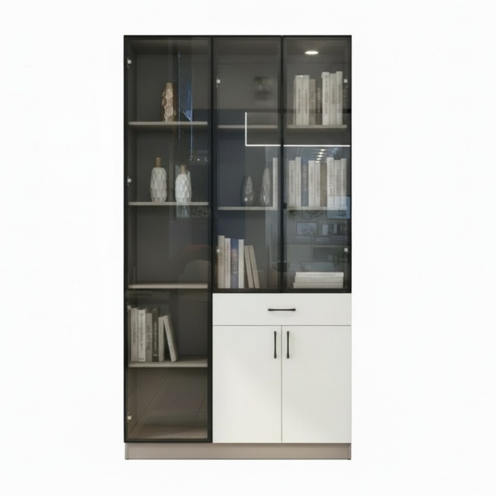 Nora 3 Door Display Cabinet Multi-Purpose Storage