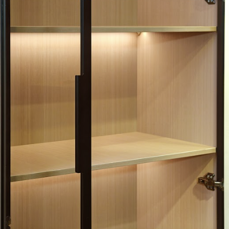 Nora 2 Door Display Cabinet Multi-Purpose Storage