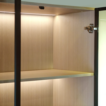 Nora 2 Door Display Cabinet Multi-Purpose Storage
