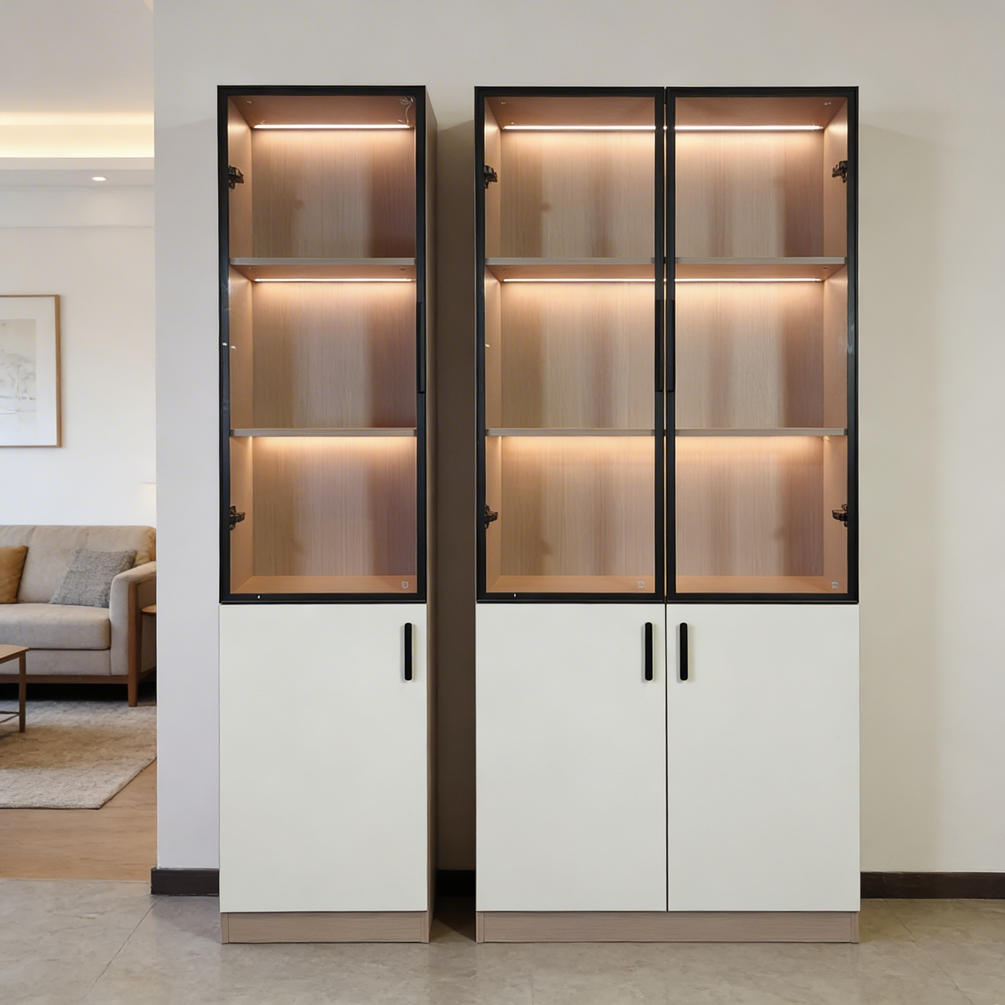 Nora 2 Door Book Cabinet