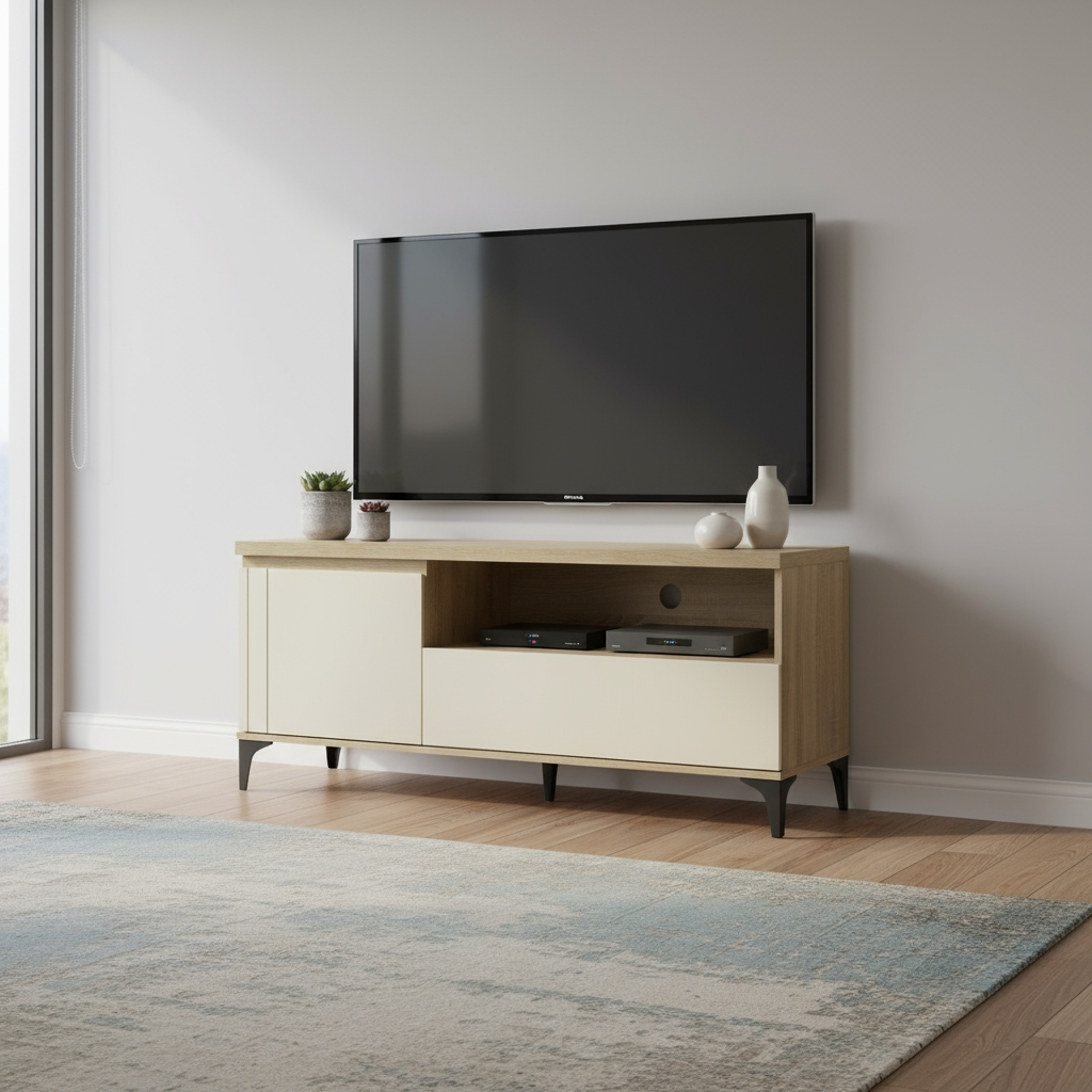 Pele 4ft TV Console (Sonoma Oak)