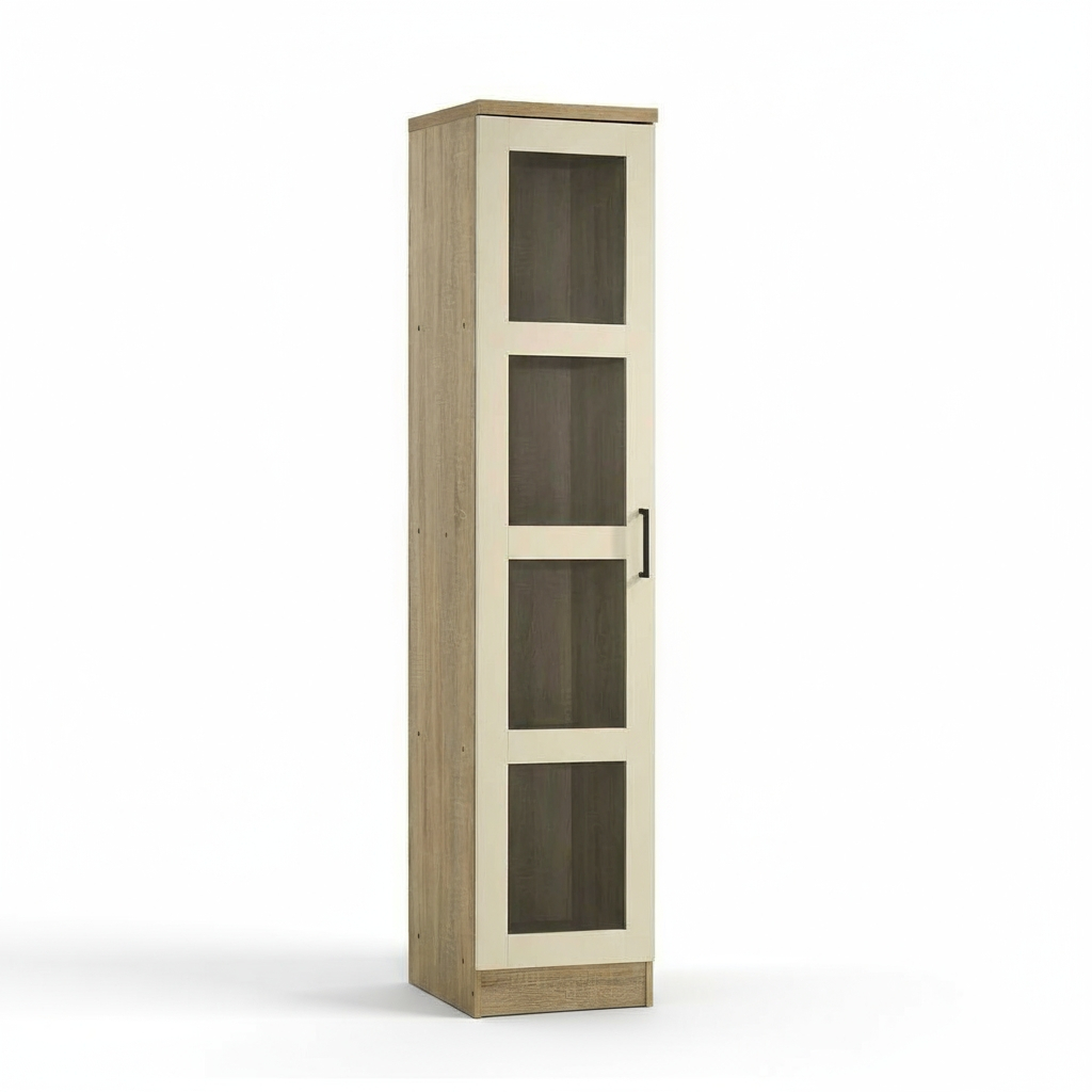 Pele 4 Shelves Multipurpose Cabinet (Sonoma Oak)