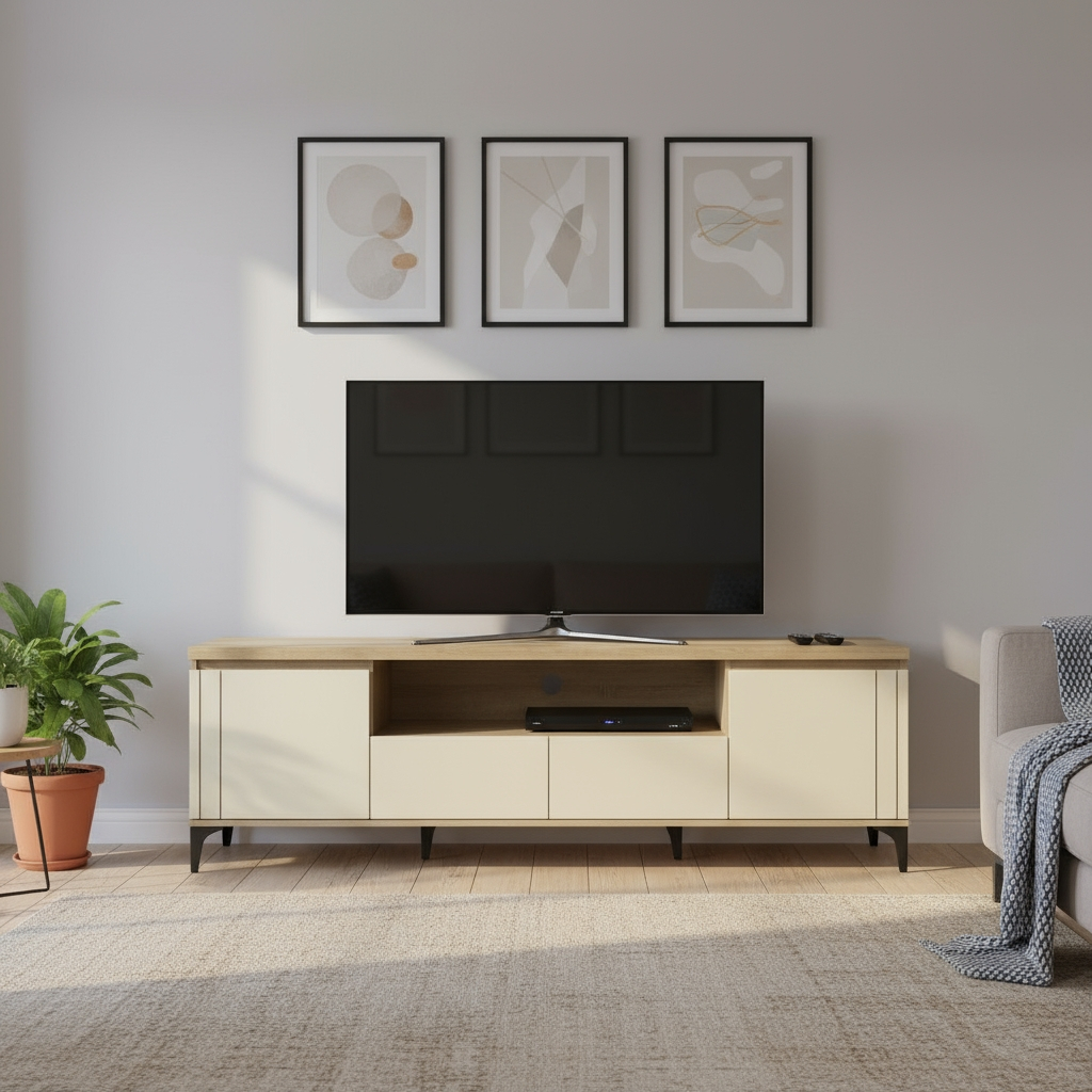 Pele 6ft TV Console (Sonoma Oak)
