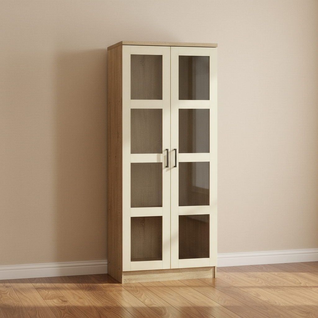 Pele 8 Shelves Multipurpose Cabinet (Sonoma Oak)