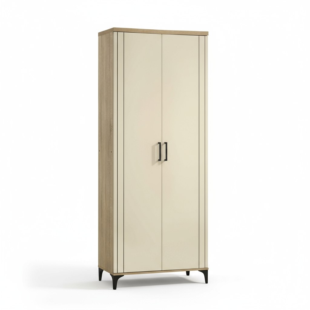 Pele Tall Shoe Cabinet (Sonoma Oak)