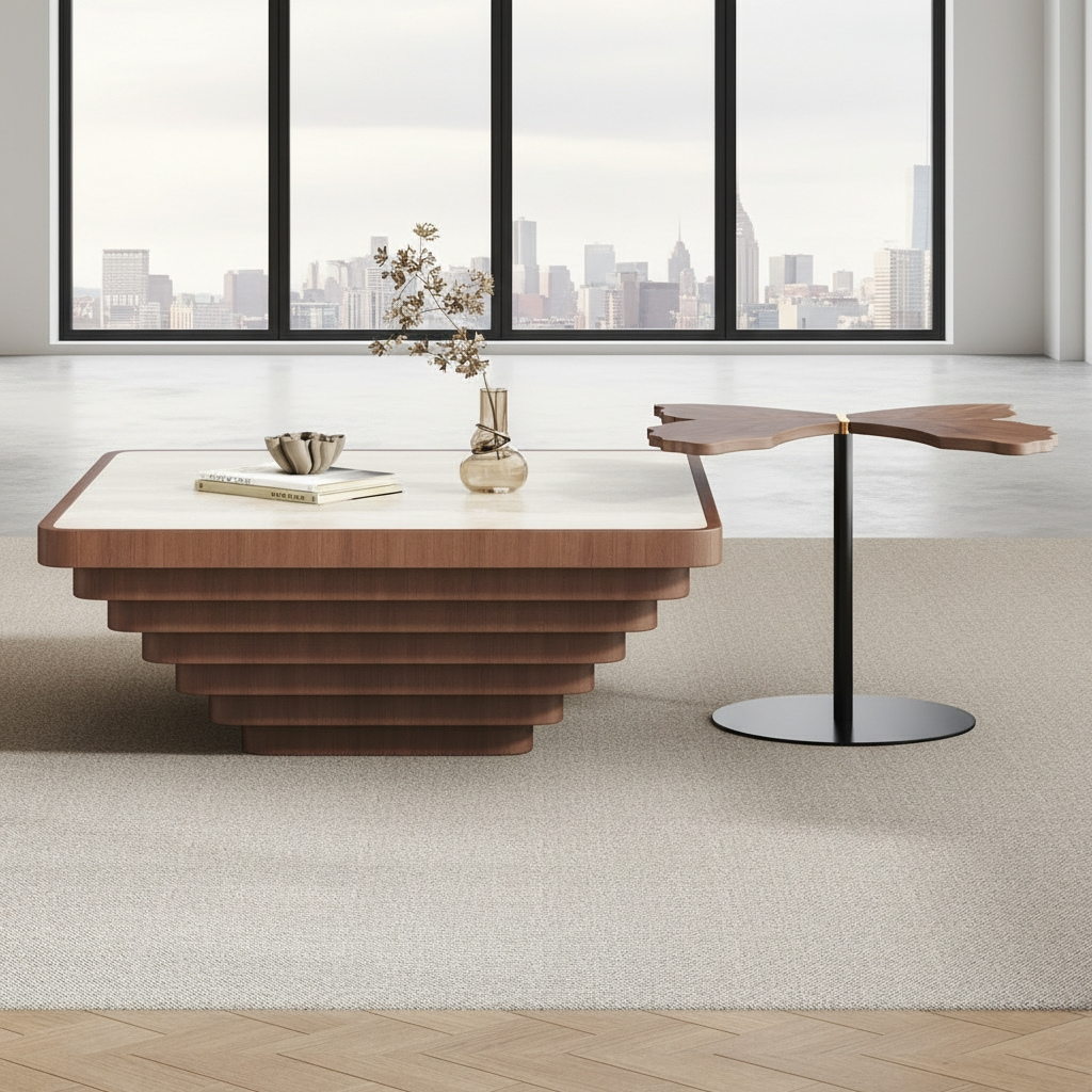 Pino 2 in 1 Square Coffee Table