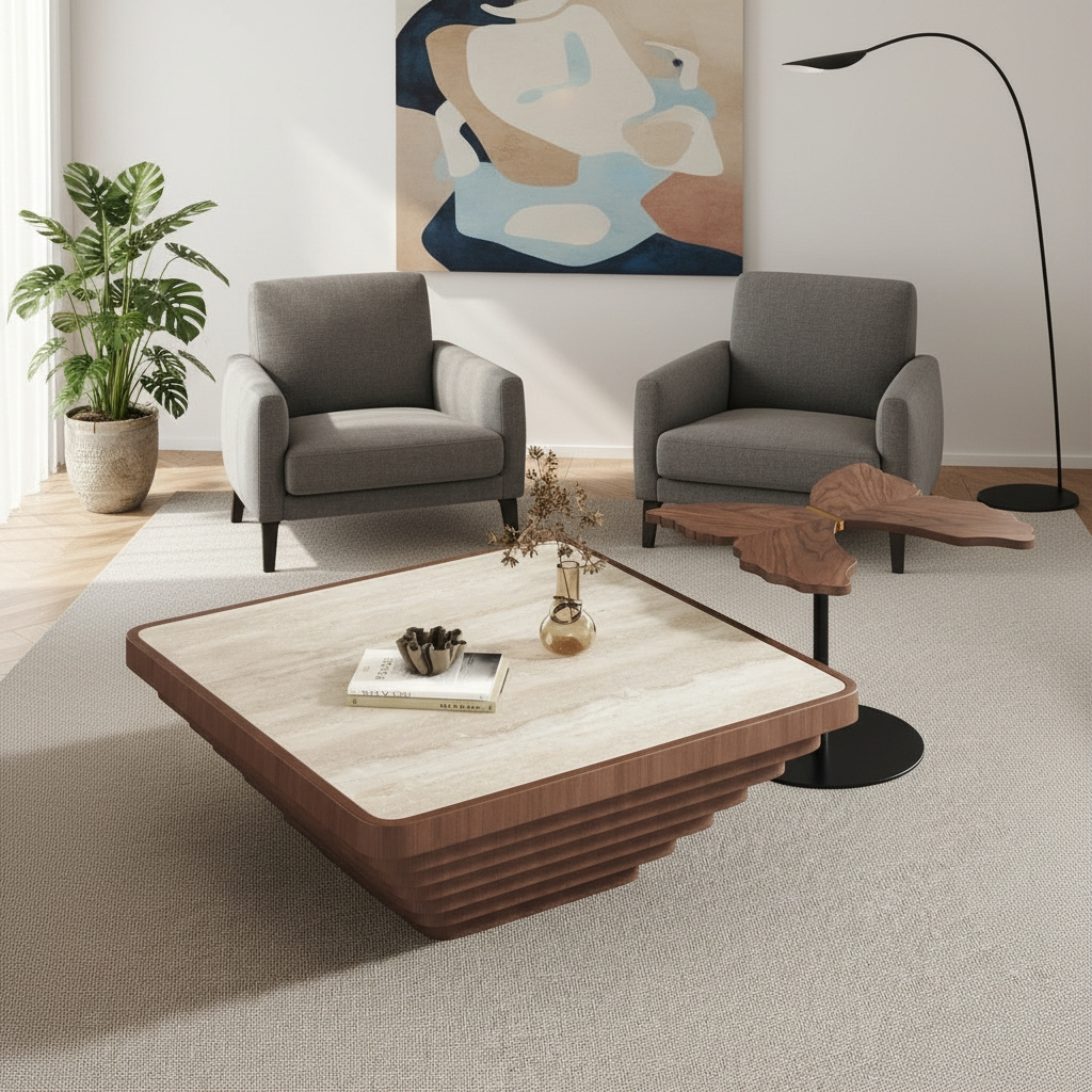 Pino 2 in 1 Square Coffee Table