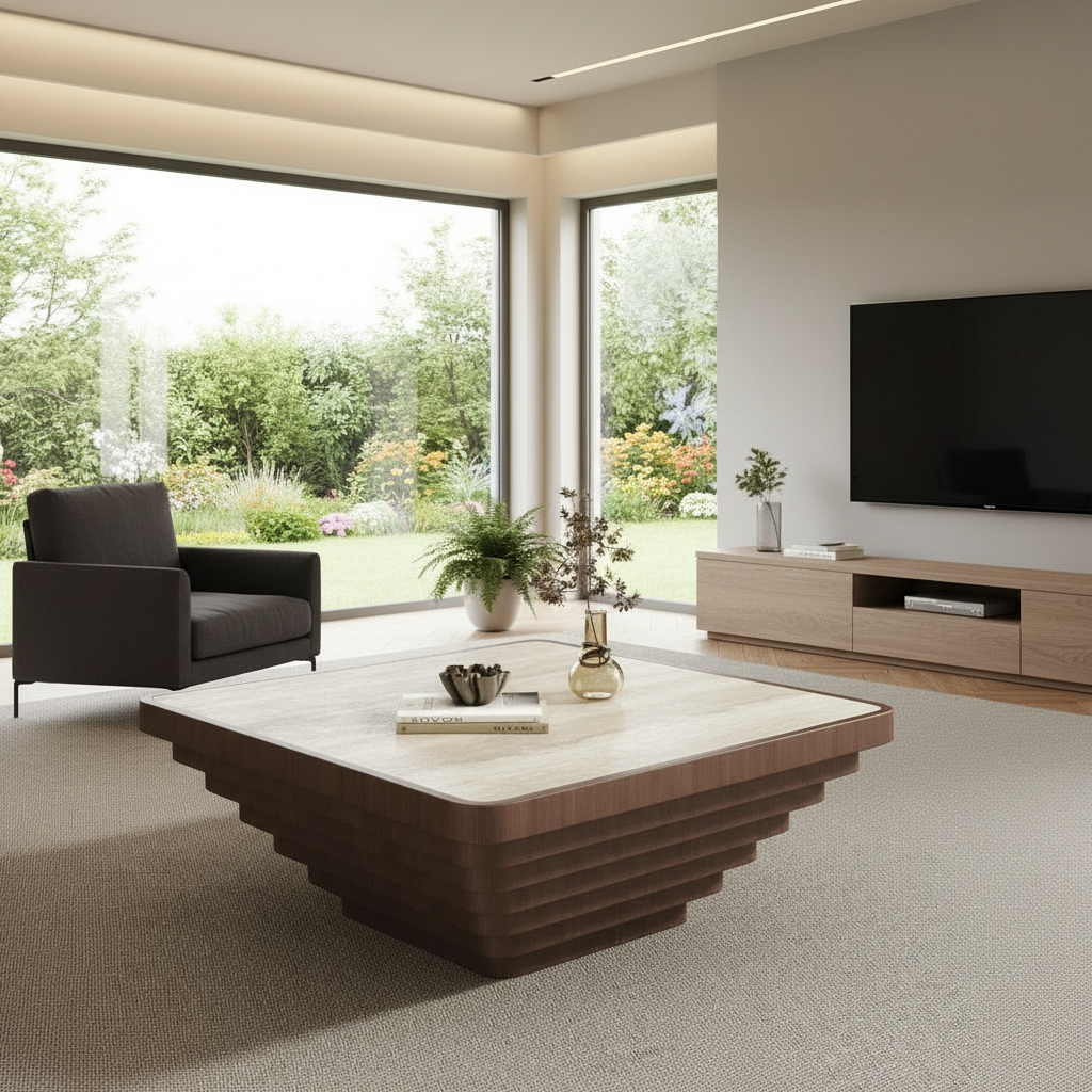 Pino 2 in 1 Square Coffee Table