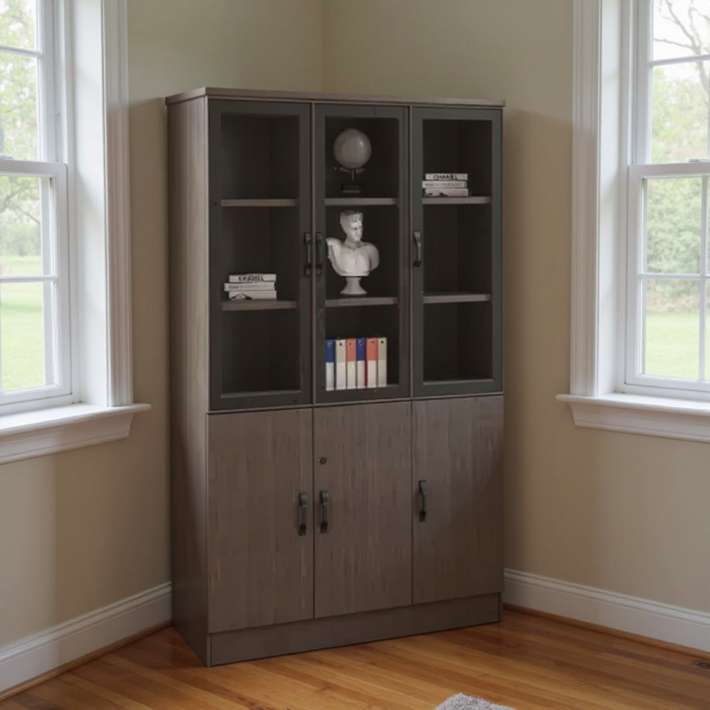 Pinzano 3 Door Book Cabinet
