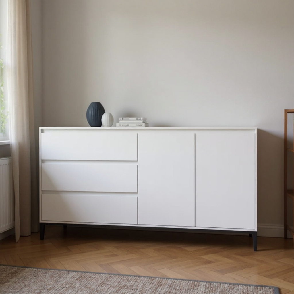 Posen 2 Door 3 Drawer Multipurpose Cabinet