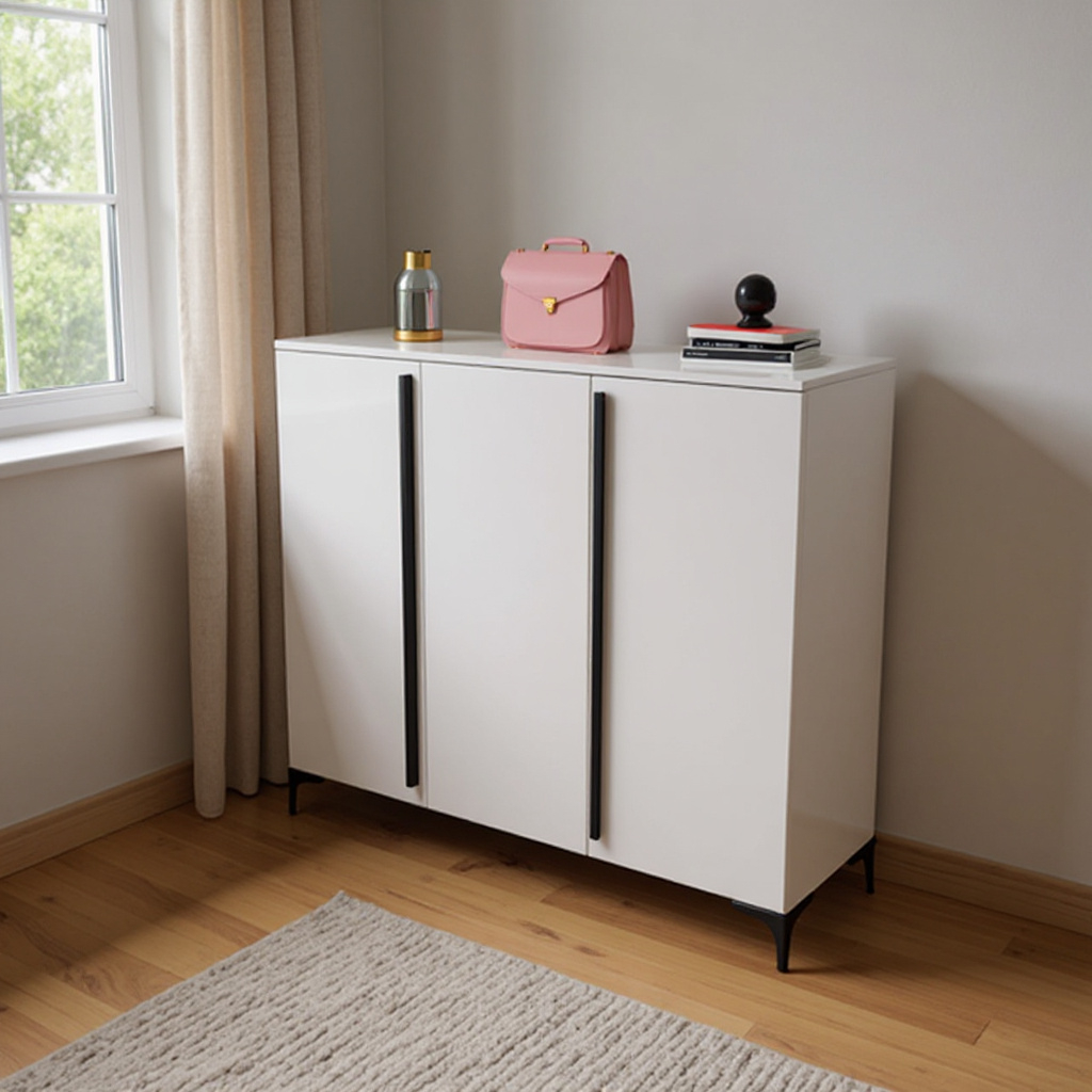 Scarpa 3 Door Shoe Cabinet 