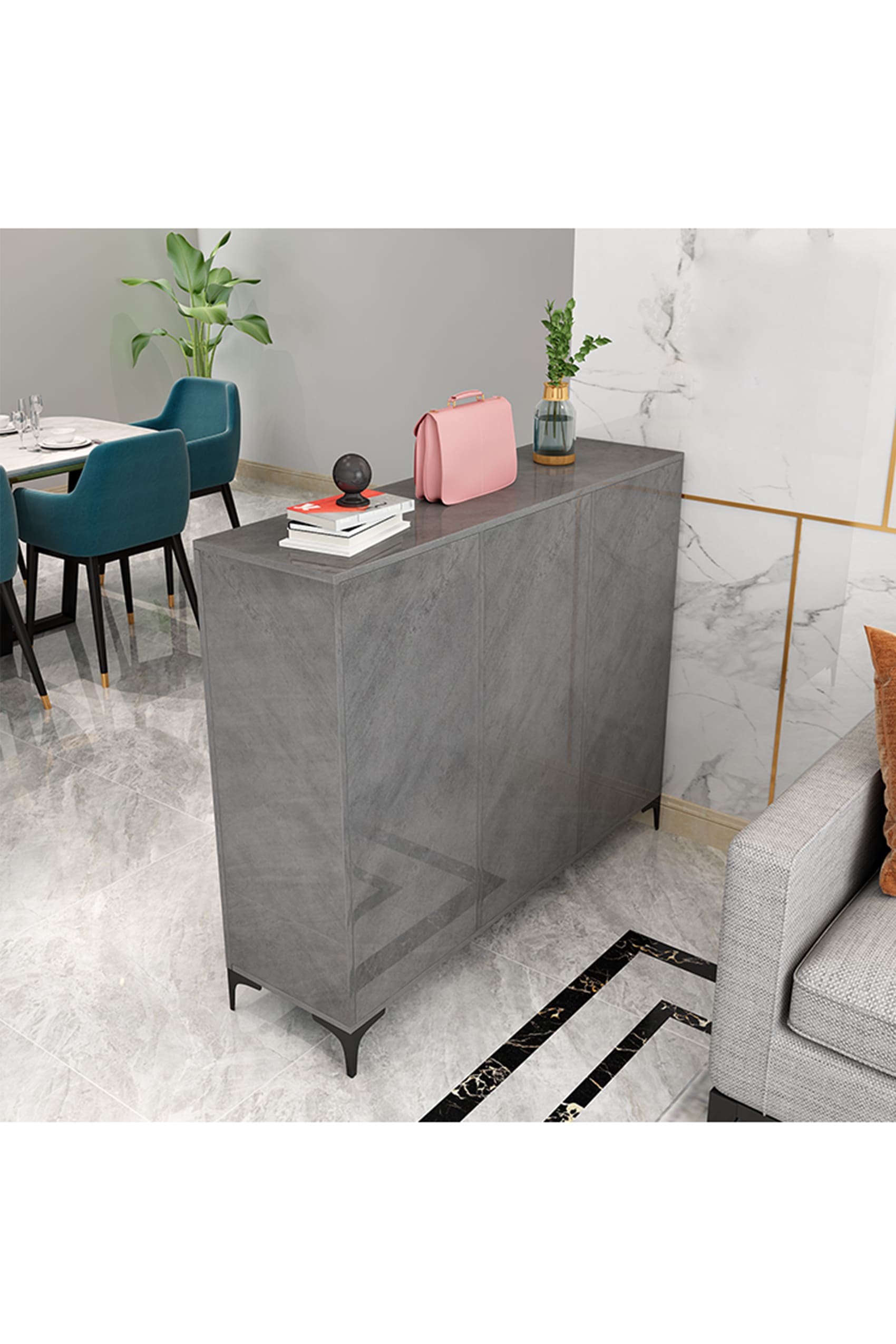 Scarpa 3 Door Shoe Cabinet 