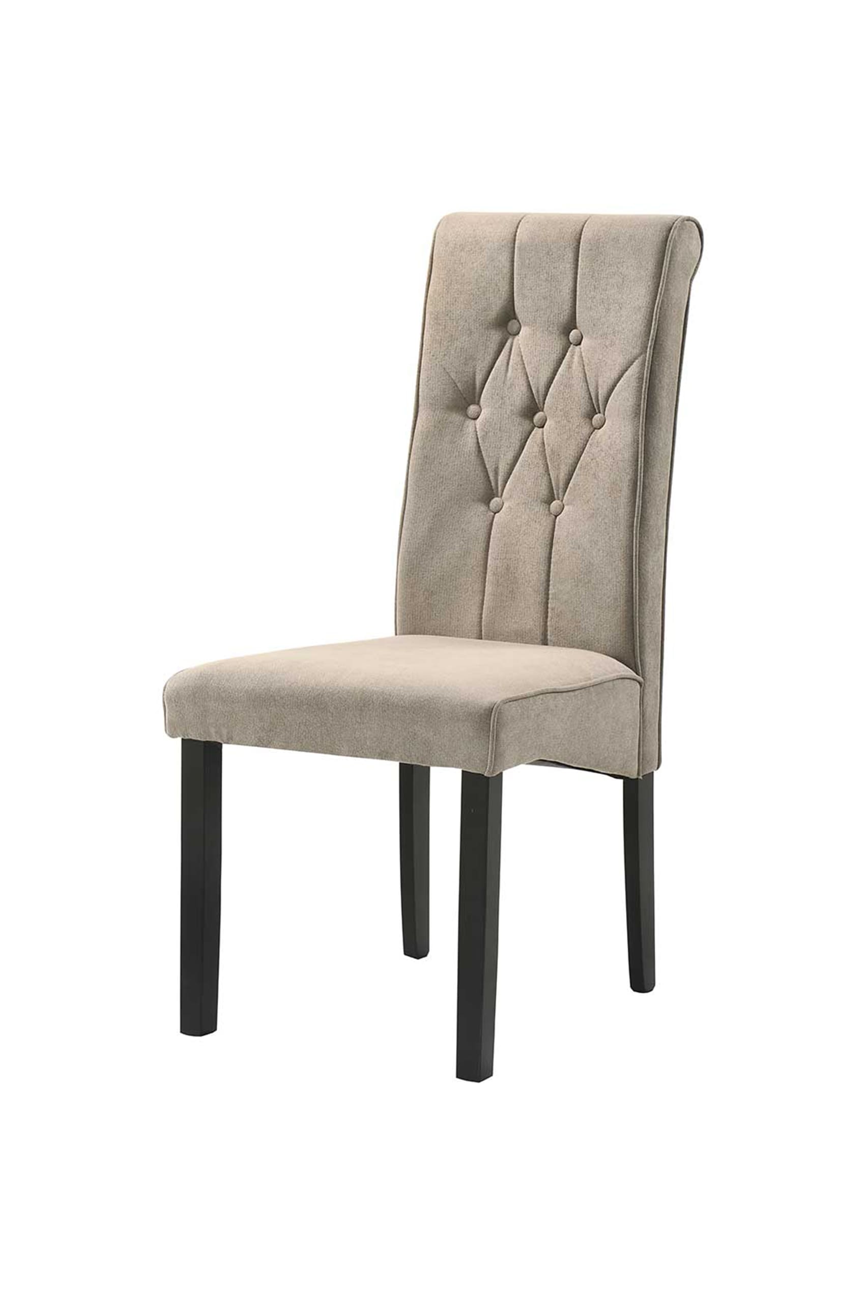 Marianopoli Dining Table + 6 Serna Fabric Dining Chairs