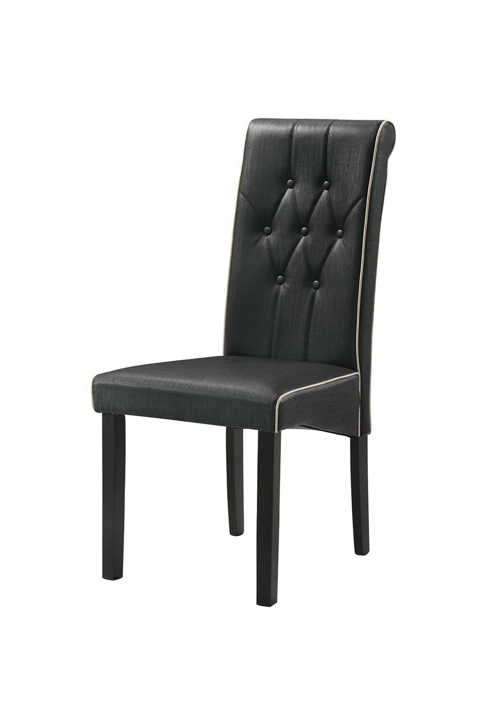 Affermo Dining Table + 6 Serna Leather Dining Chairs