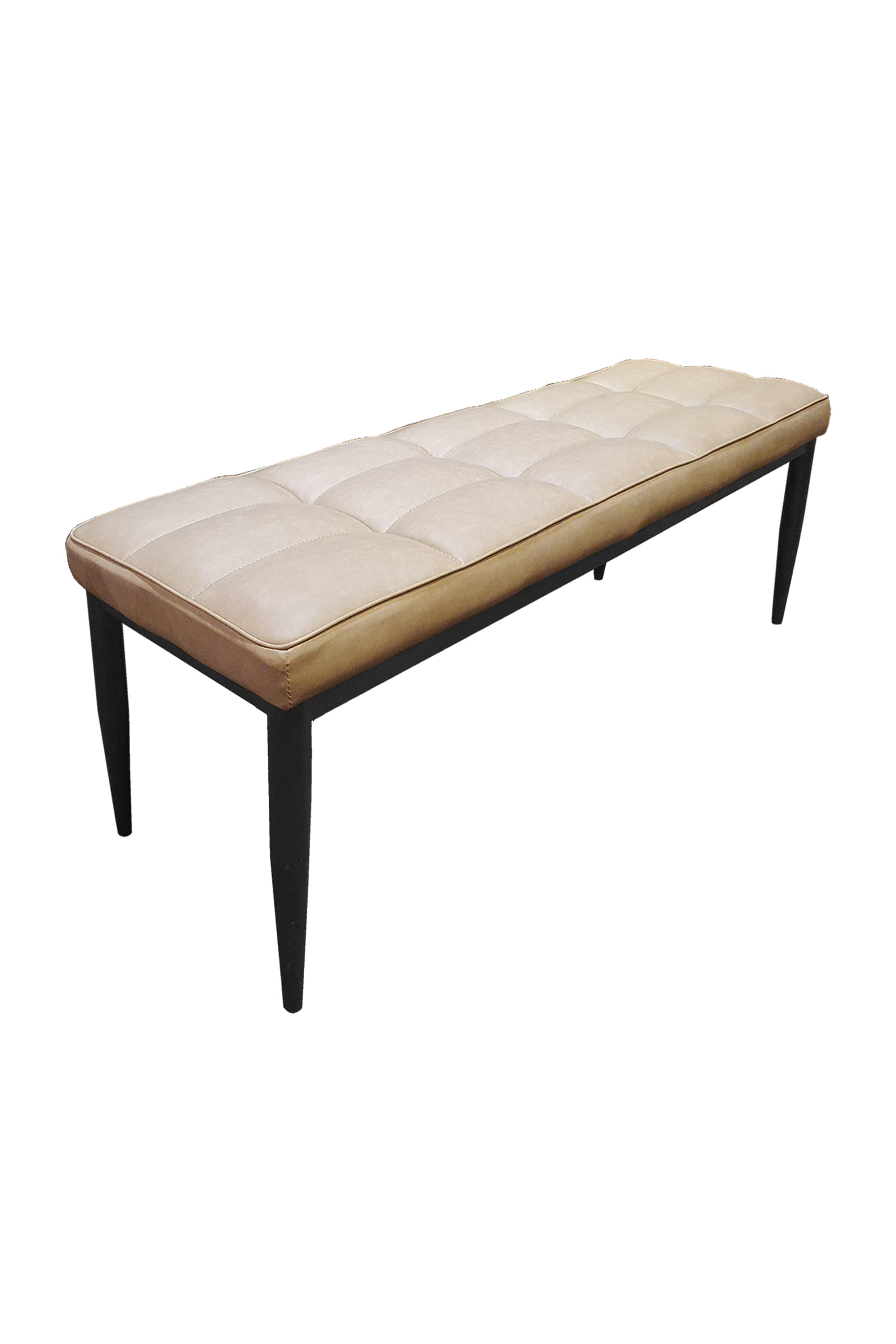Simple Leg 1.6m Fabric Dining Bench