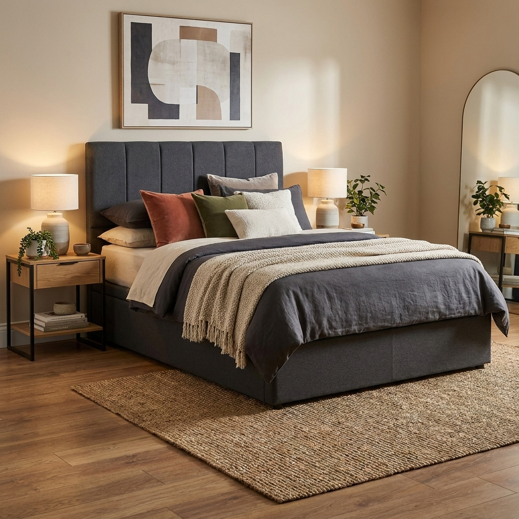 Sofia Storage Bed Frame - Pet Friendly Fabric