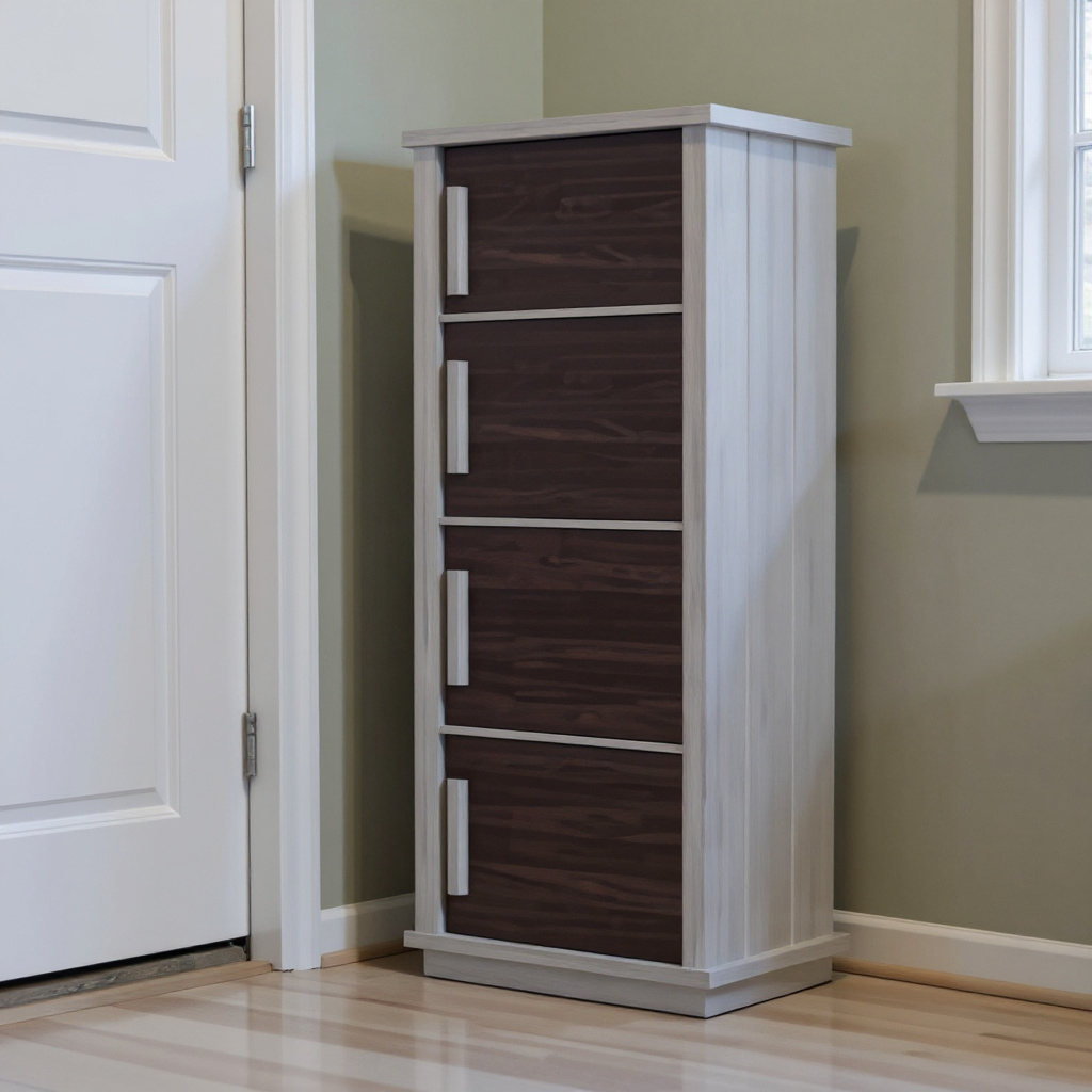 Tino 4 Shelves Multipurpose Cabinet