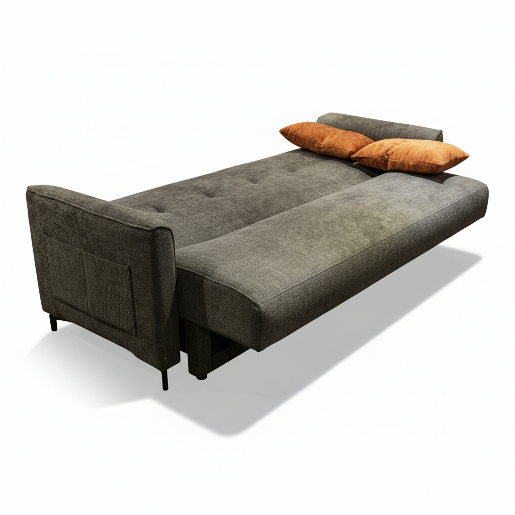 Teddy 3 Seater Fabric Sofa Bed