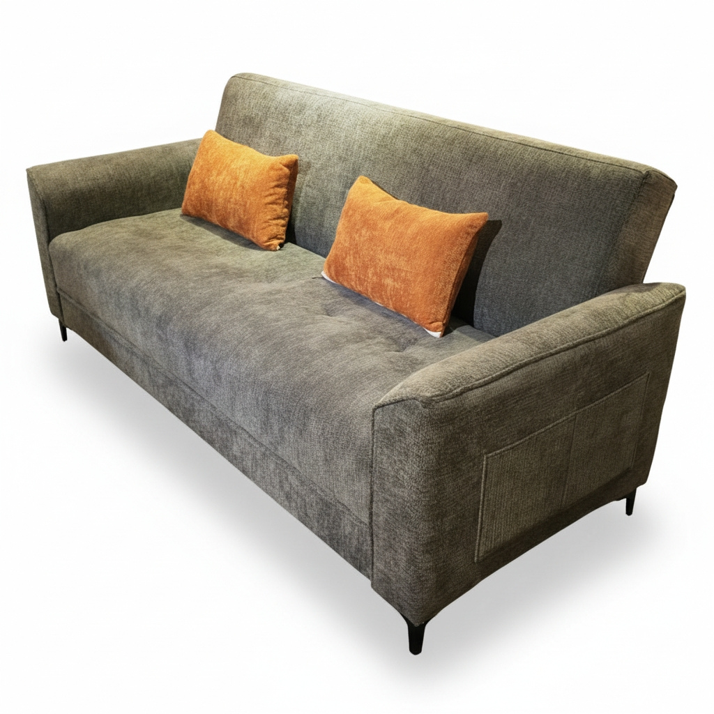 Teddy 3 Seater Fabric Sofa Bed