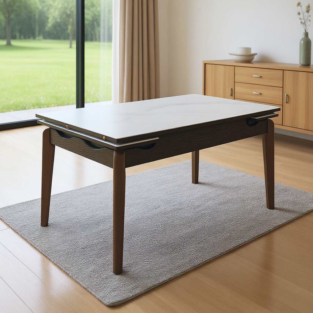 Terra Extendable Dining Table ( 110 Extend 160cm)