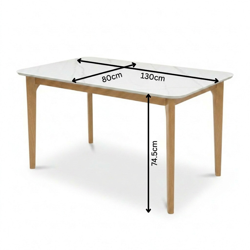 Tiziano High Tech Glass Dining Table