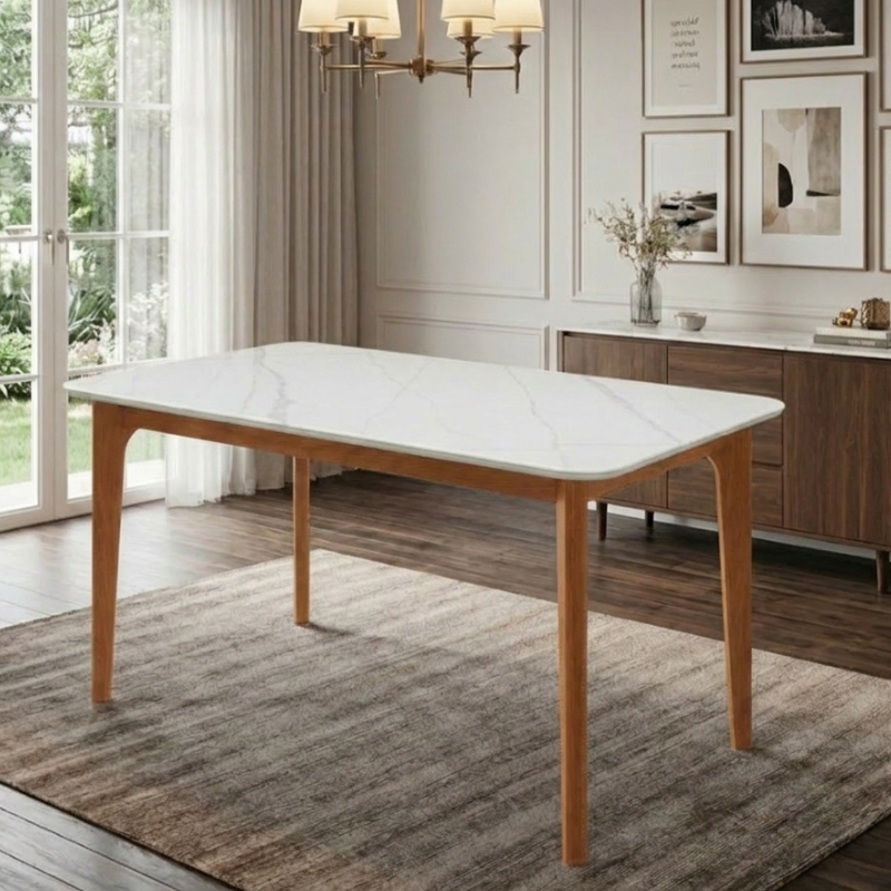 Tiziano High Tech Glass Dining Table