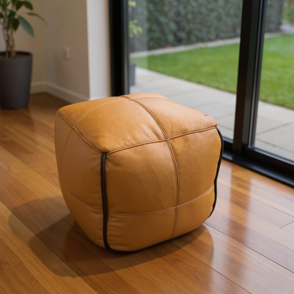 Tollo Full Leather Bean Bag 