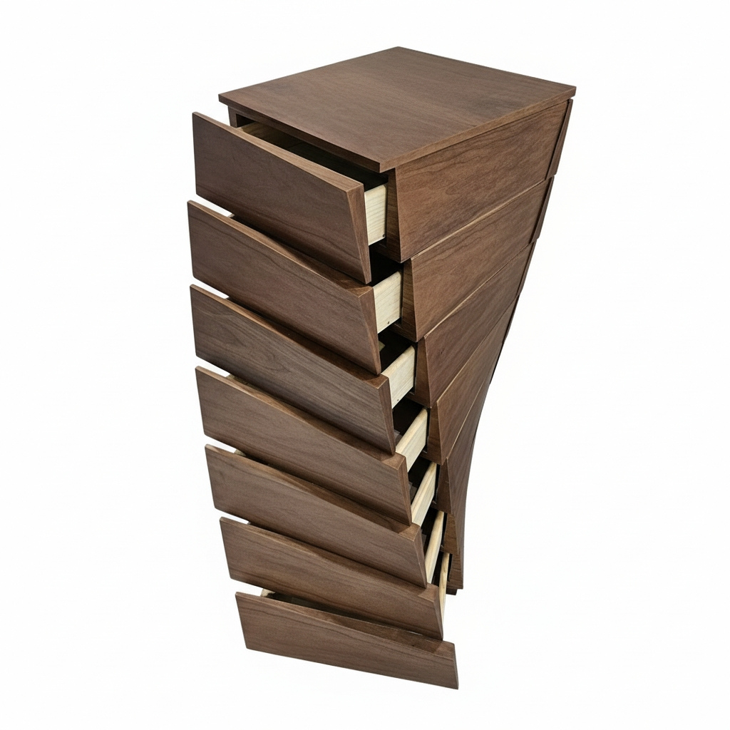 Twisted Drawer Cabinet 