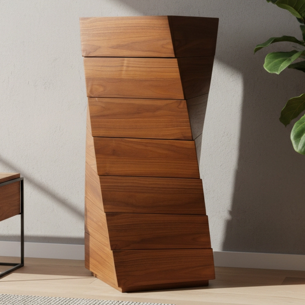 Twisted Drawer Cabinet 