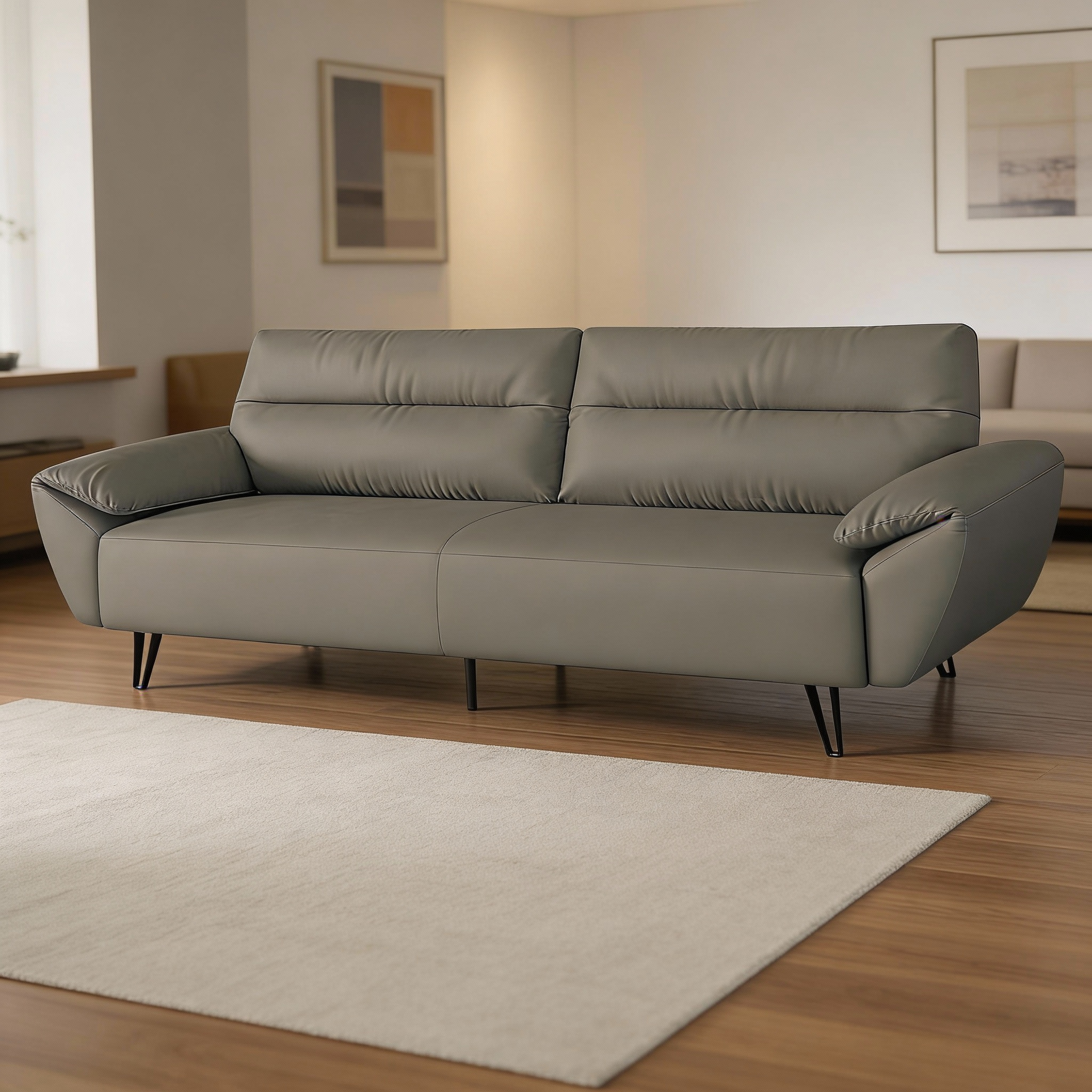 Vega Leather Sofa