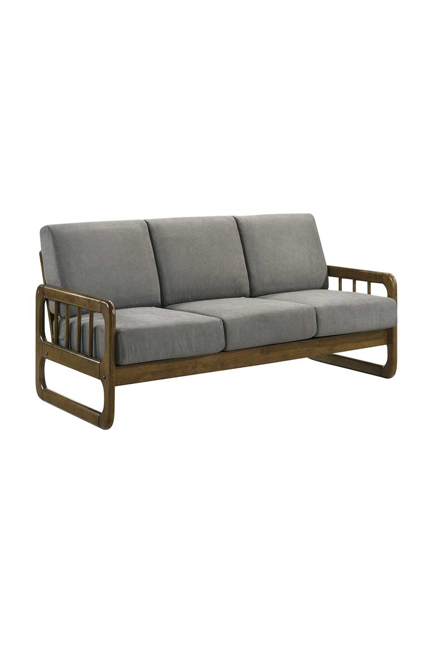 Verzate Walnut 3 Seater Sofa