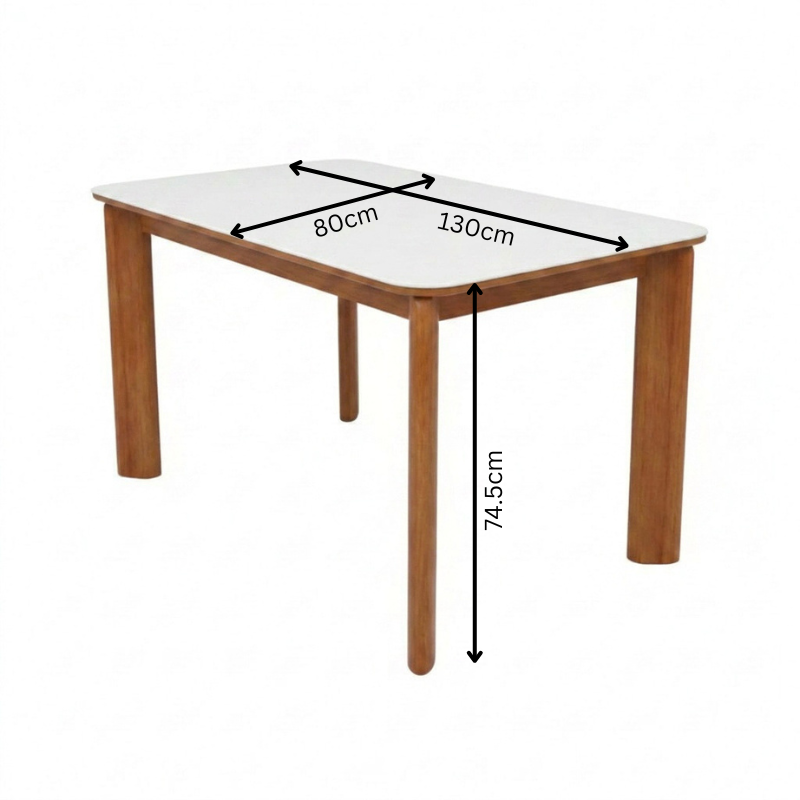Vito High Tech Glass Dining Table