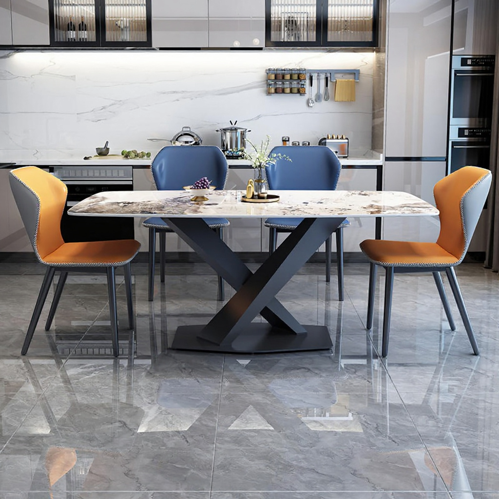 Vitoria Black Dining Table