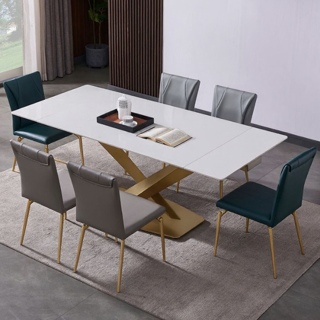 Vitoria Gold Dining Table