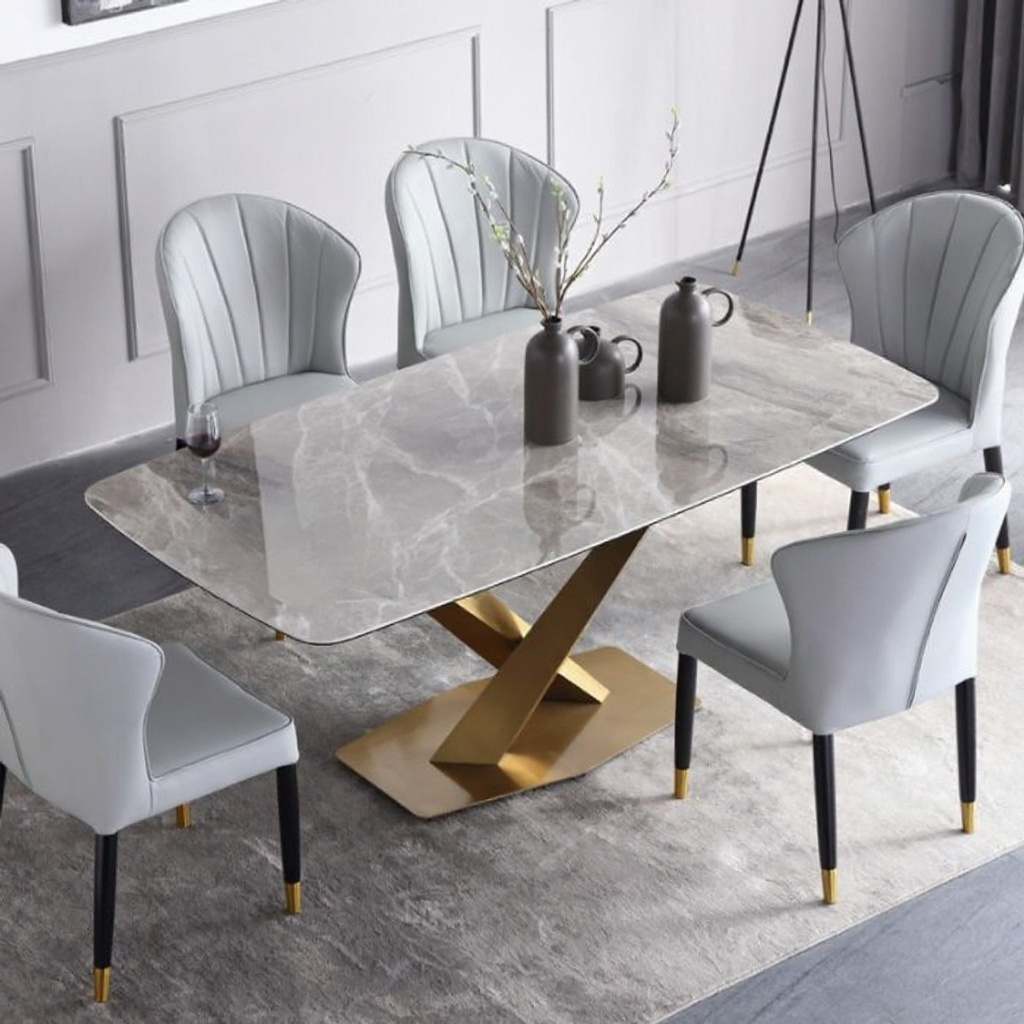 Vitoria Gold Dining Table