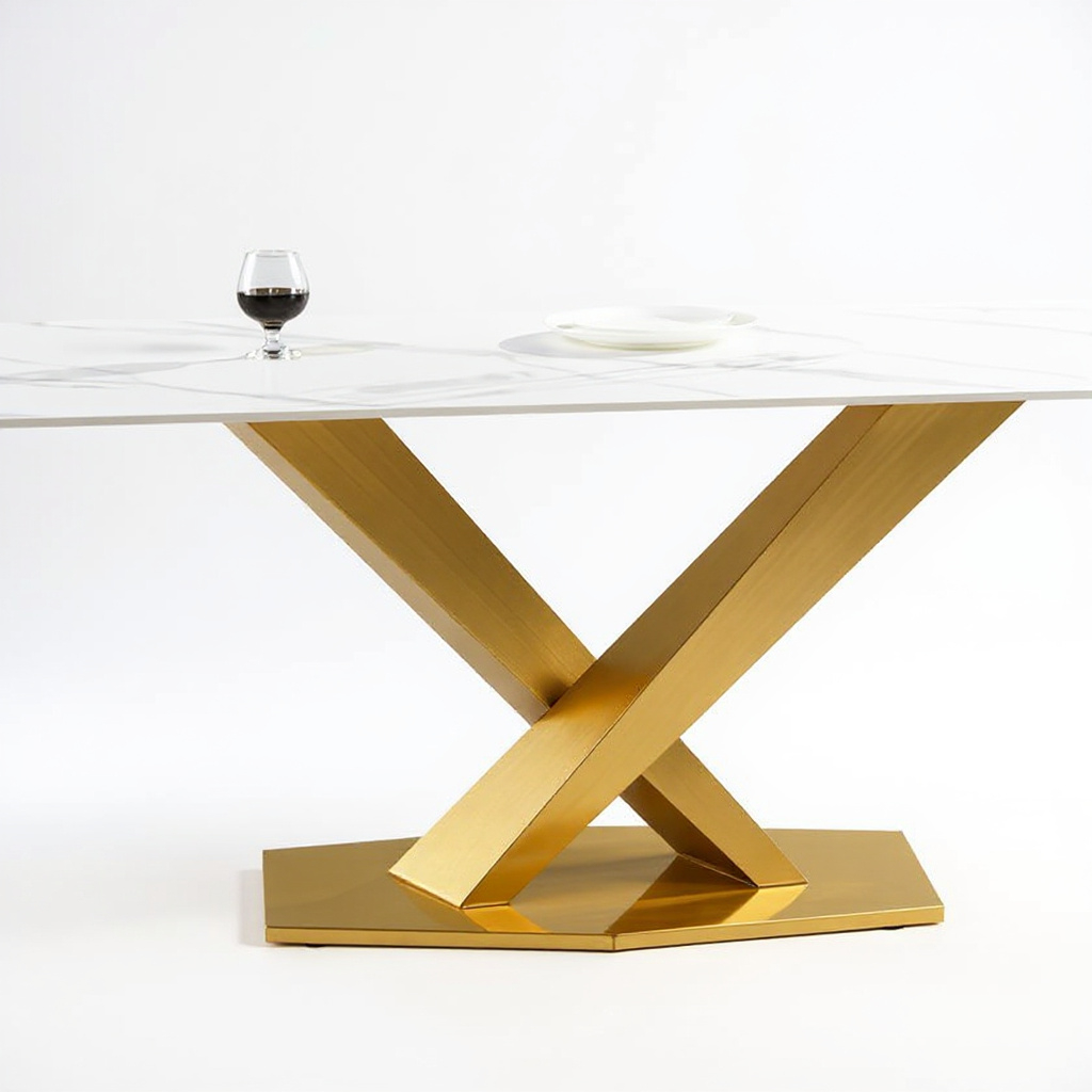 Vitoria Gold Dining Table