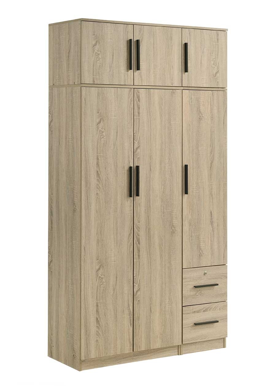 Lucas 3 Door with Drawer Wardrobe Combo 1