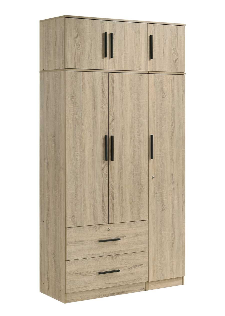 Lucas 3 Door with Drawer Wardrobe Combo 2