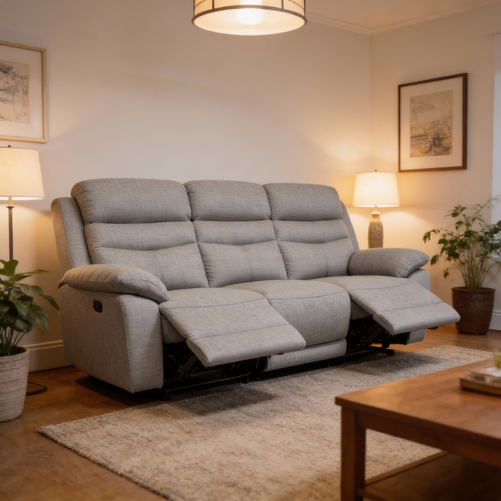 Wren 3 Seater Recliner Sofa (Pet Friendly Fabric)