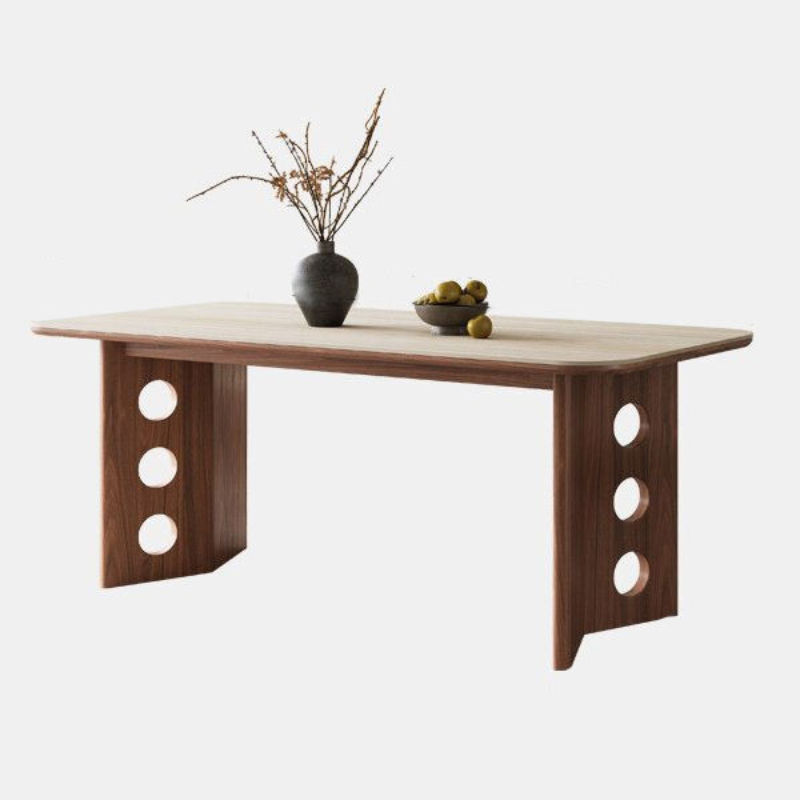 Xavi Travertine Dining Table