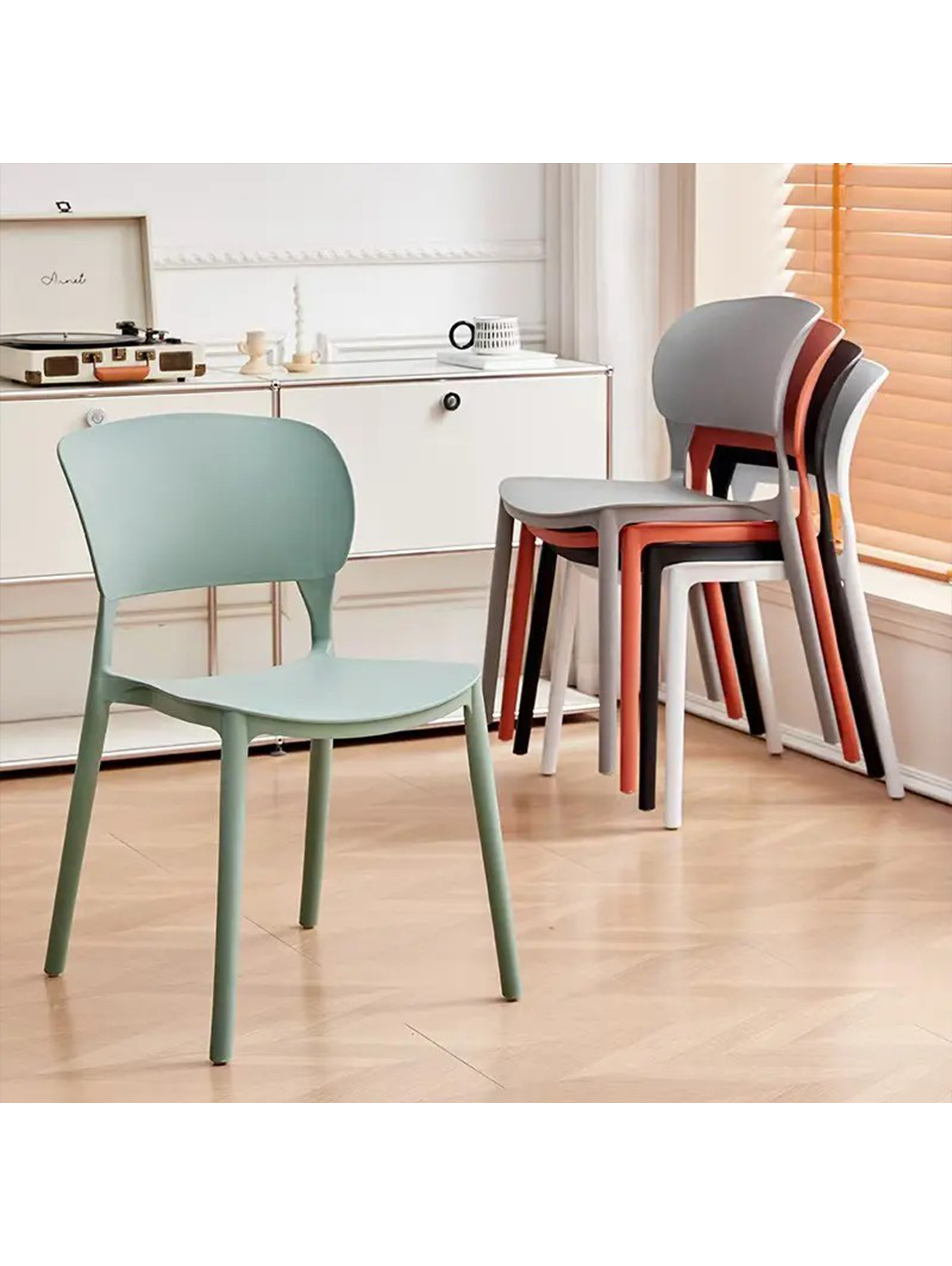 Aldo Stackable Plastic Chair