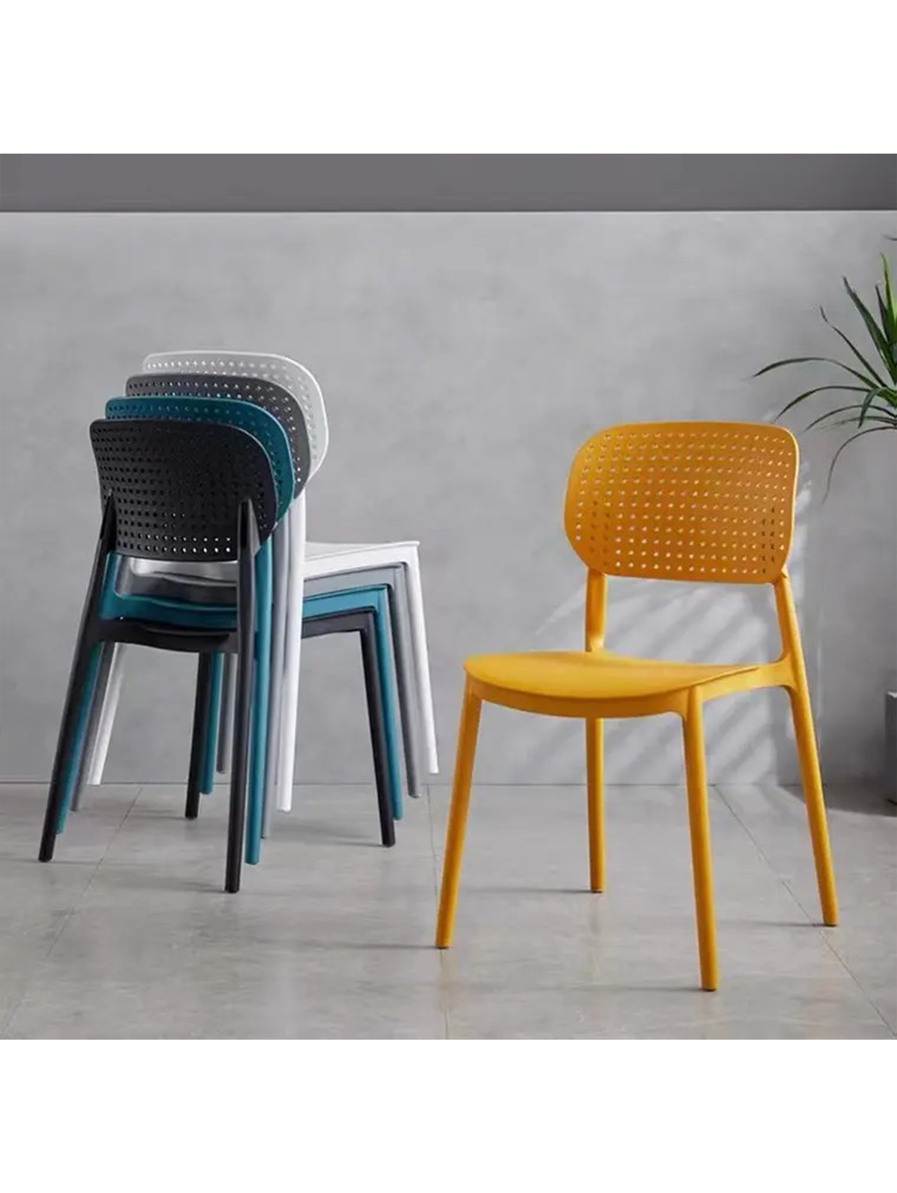 Ameer Stackable Plastic Chair