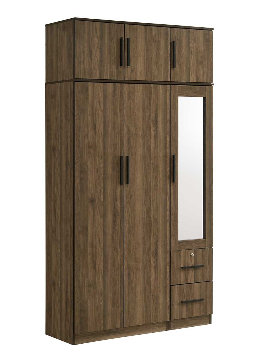 Lucas 3 Door with Drawer and Mirror Wardrobe Combo 2