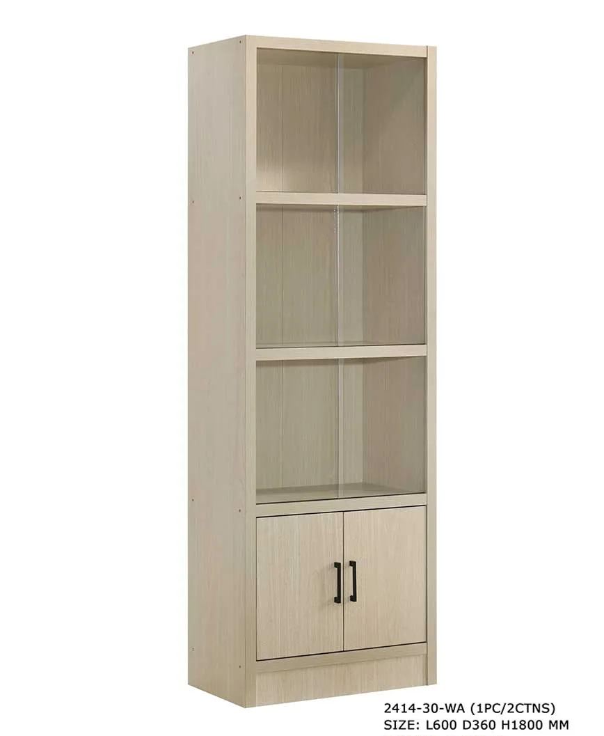 Jim 2ft Glass Door Multipurpose Cabinet